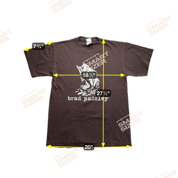 Brad Paisley Gone Fishin' Med T-Shirt Shirt - Picture 6 of 6